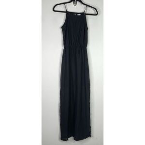 H&M Divided Sleeveless Chiffon Halter Maxi Dress Women's Size 2